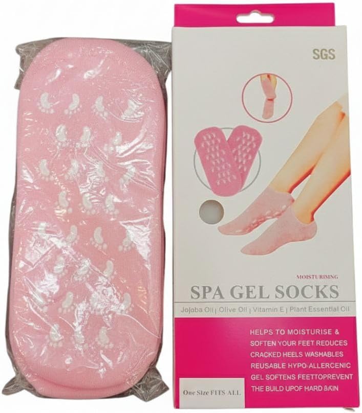 جوارب سيليكون مرطّبة لعلاج تشققات وجفاف القدم والكعب