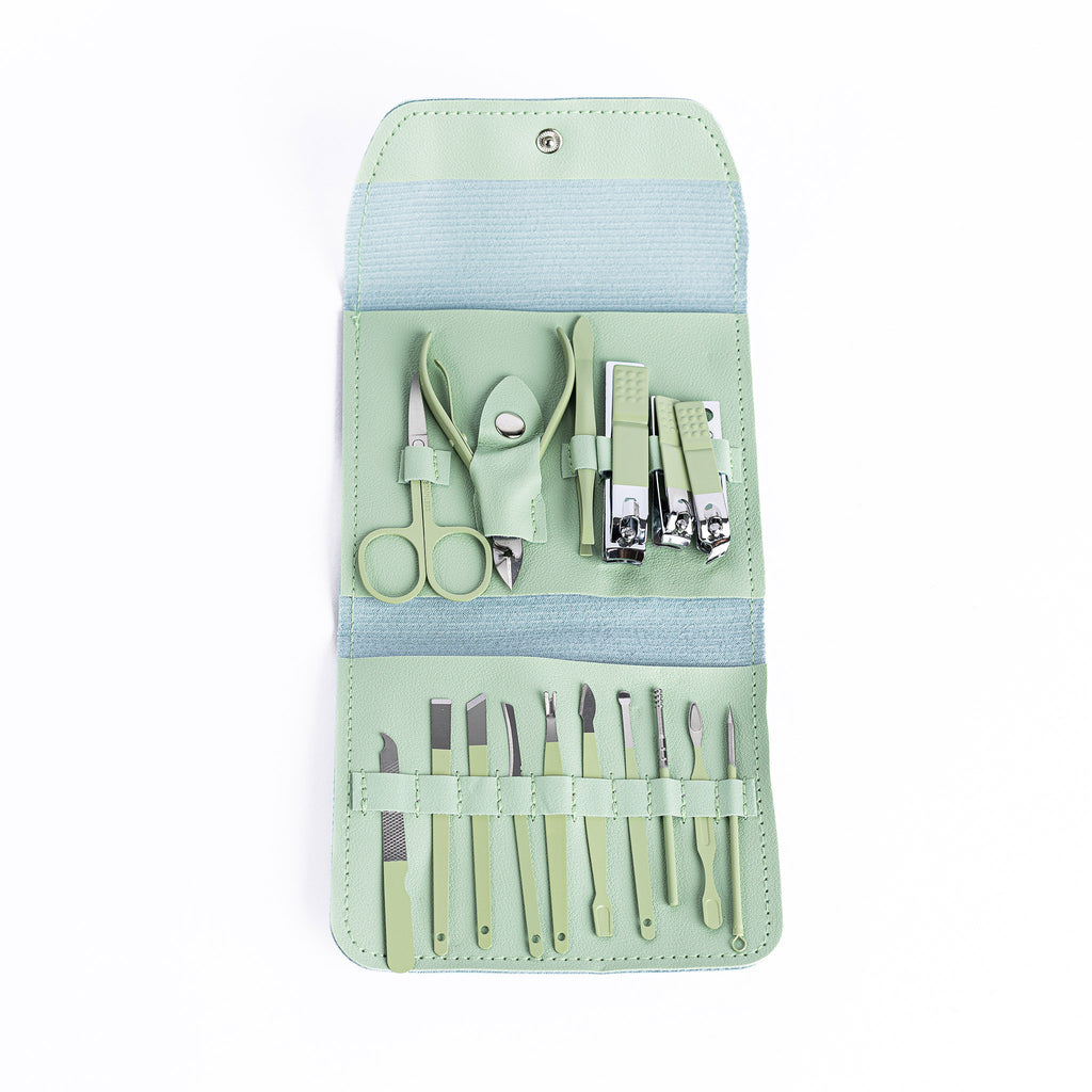 طقم العناية المتكامل للأظافر 16 قطعة