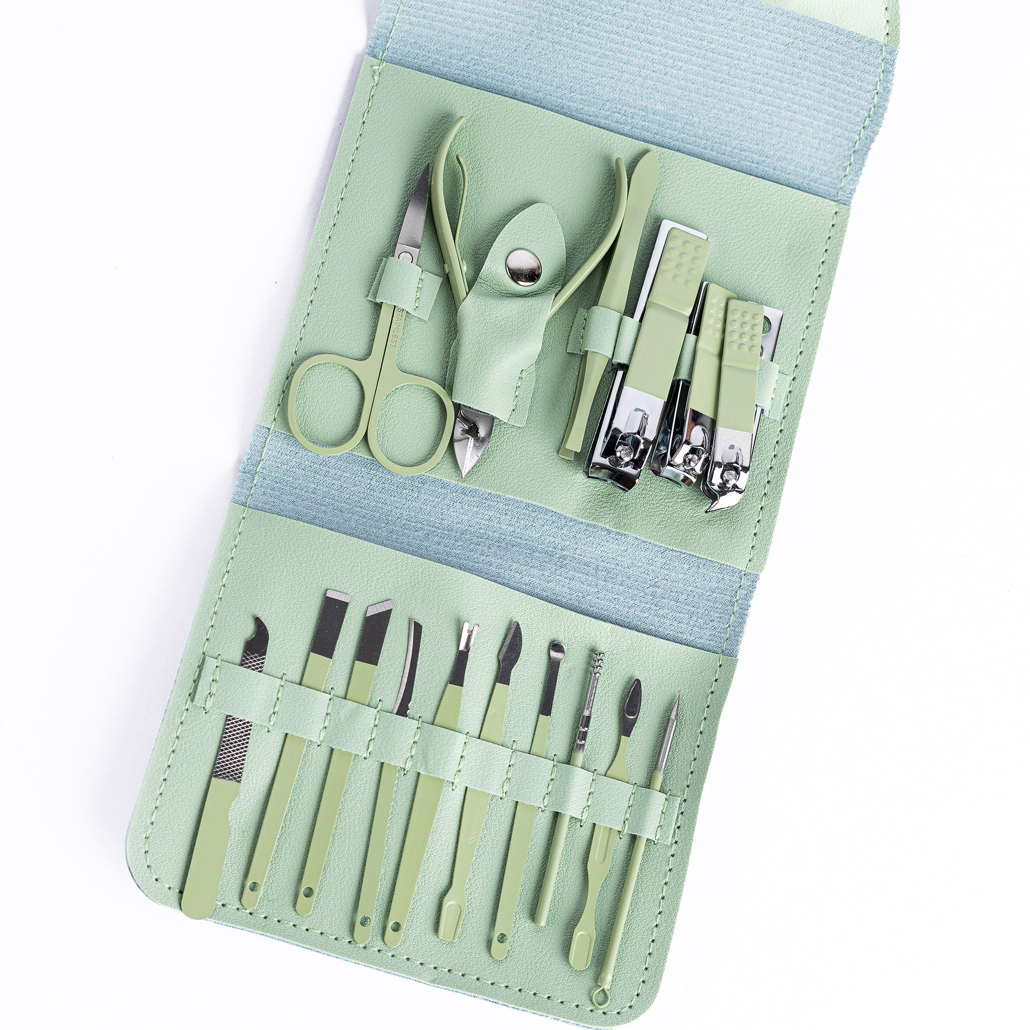 طقم العناية المتكامل للأظافر 16 قطعة