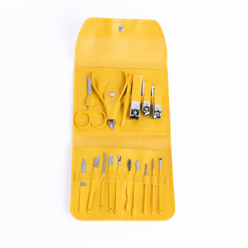 طقم العناية المتكامل للأظافر 16 قطعة