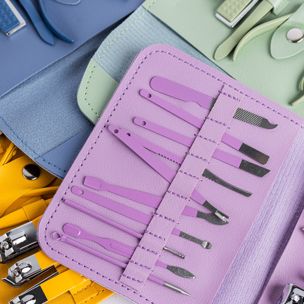 طقم العناية المتكامل للأظافر 16 قطعة