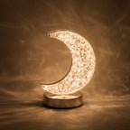 اباجورة بتصميم هلال – تحكم باللمس و3 ألوان إضاءة - شحن مجاني 🌙