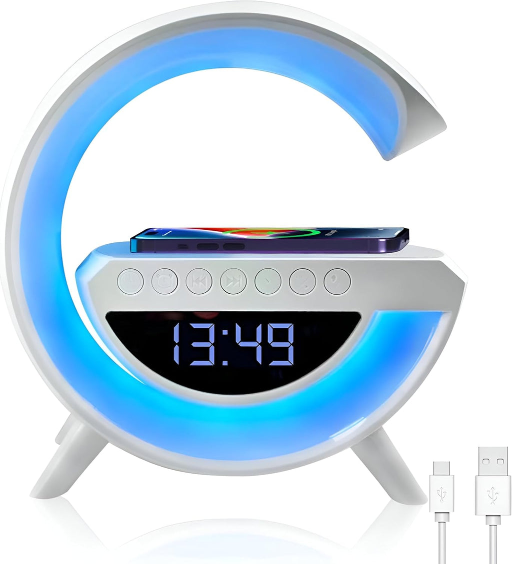 راديو -ساعة-اباجورة-شاحن-بلوتوث-منبة (6X1)