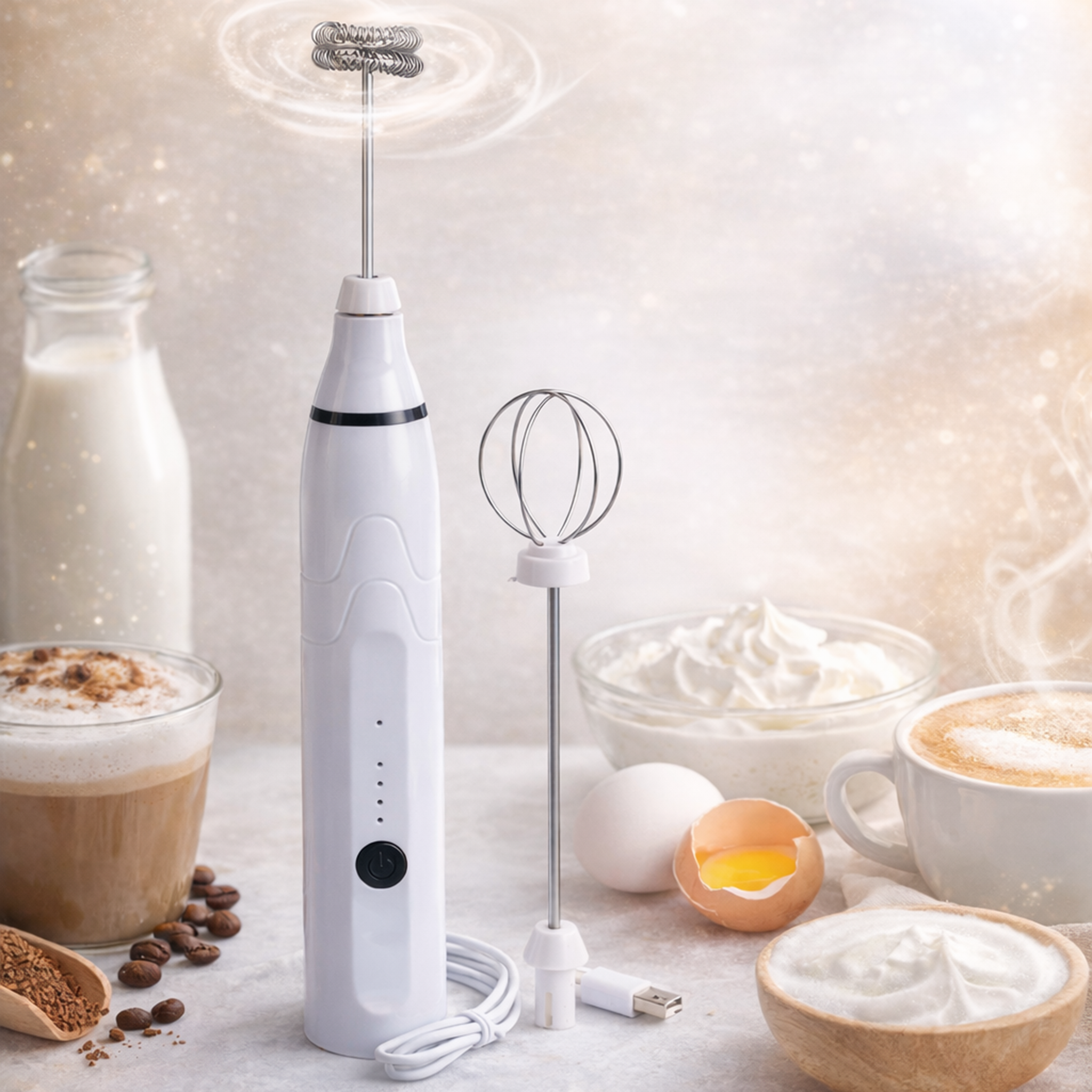 مضرب نيسكافيه وبيض 2 في 1