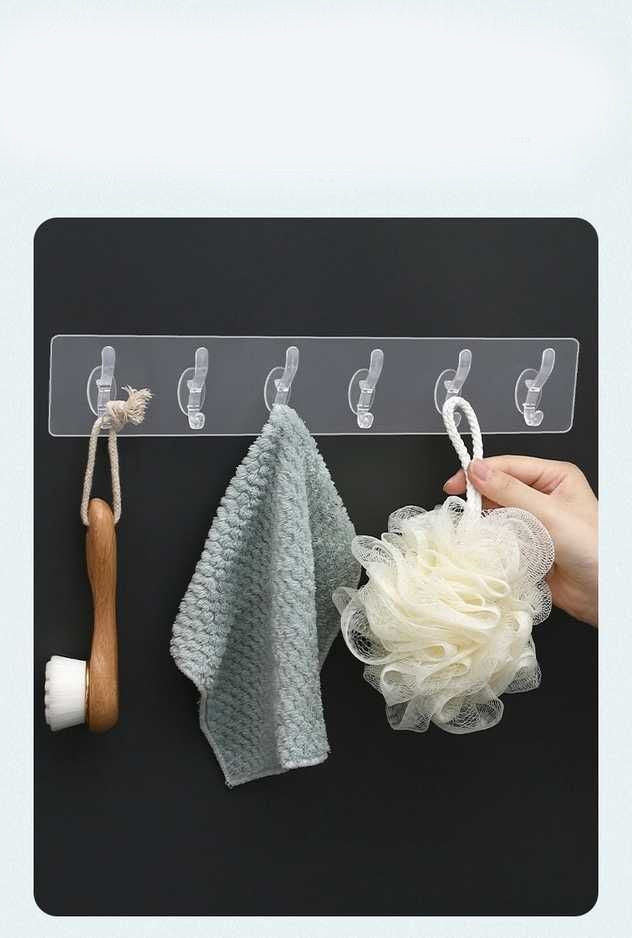 شماعة اللاصقة الشفافة