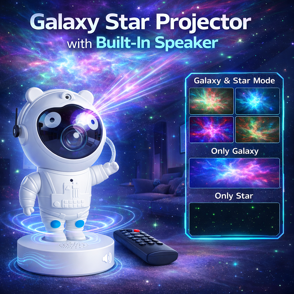 بروجكتور رجل الفضاء ضوء النجوم والمجرة