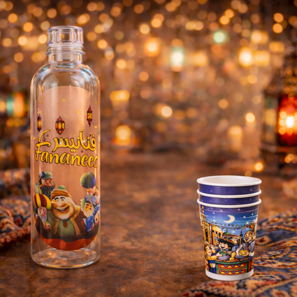 ✨ طقم شفشق رمضان 1 لتر + 3 كوبيات ✨