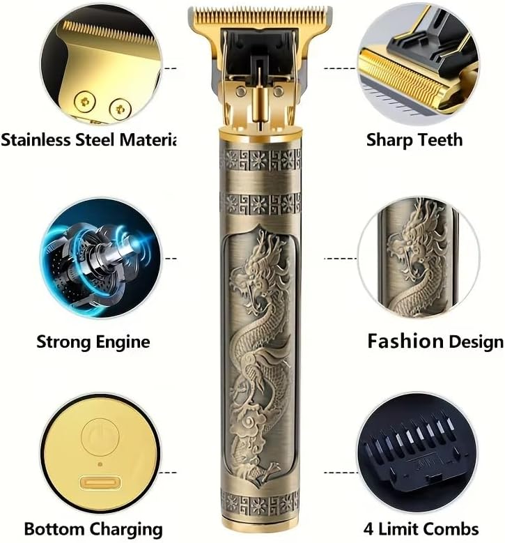 ✂️ ماكينة حلاقة وتحديد احترافية – شحن